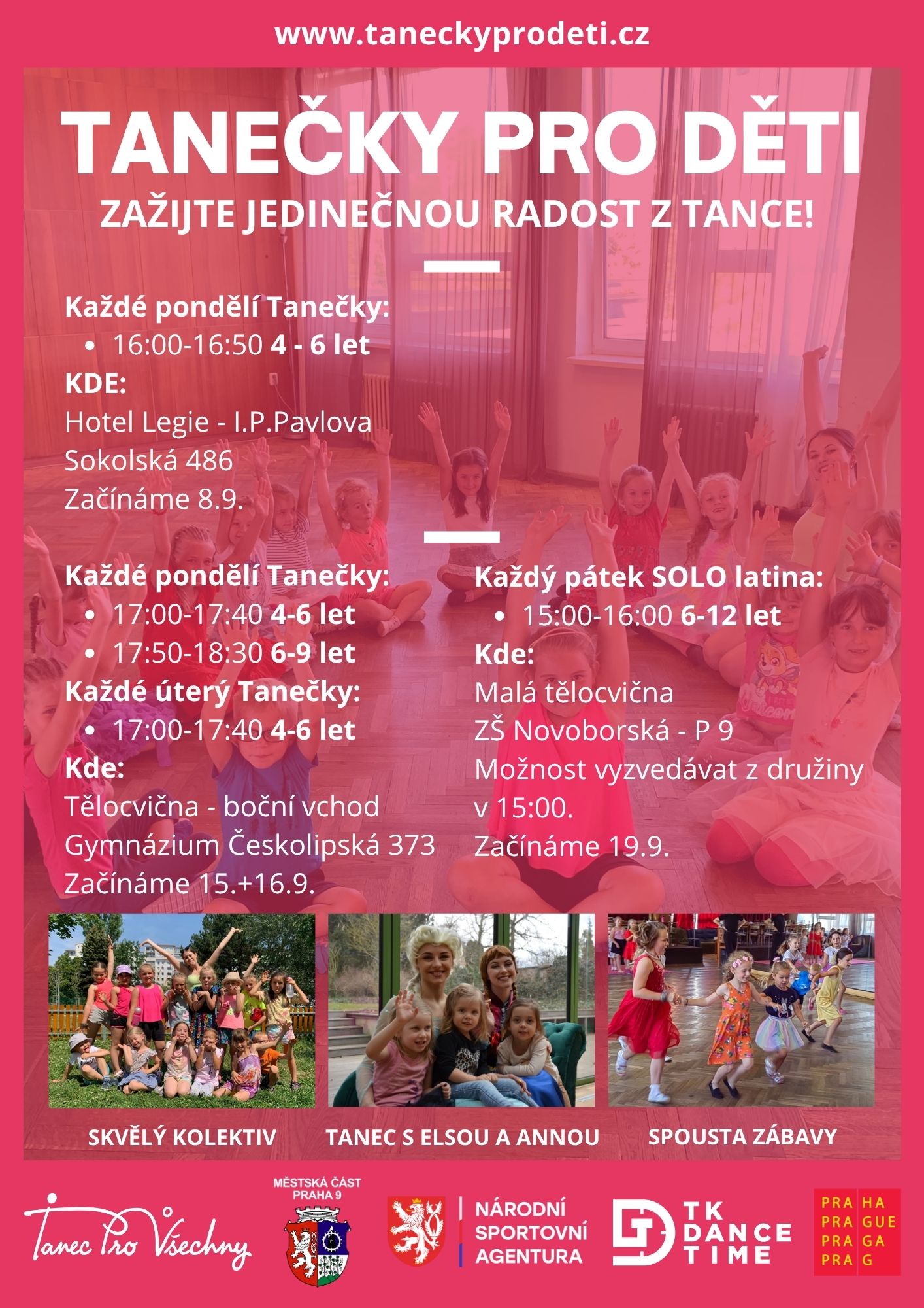 TANEČKY PRO DĚTI KOMPLET září 2025